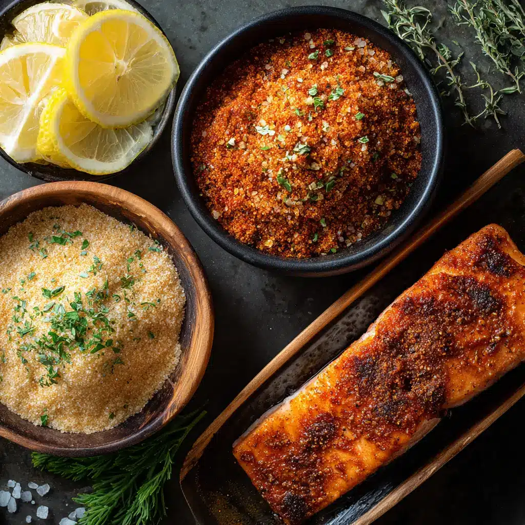 different types of salmon dry rub variations