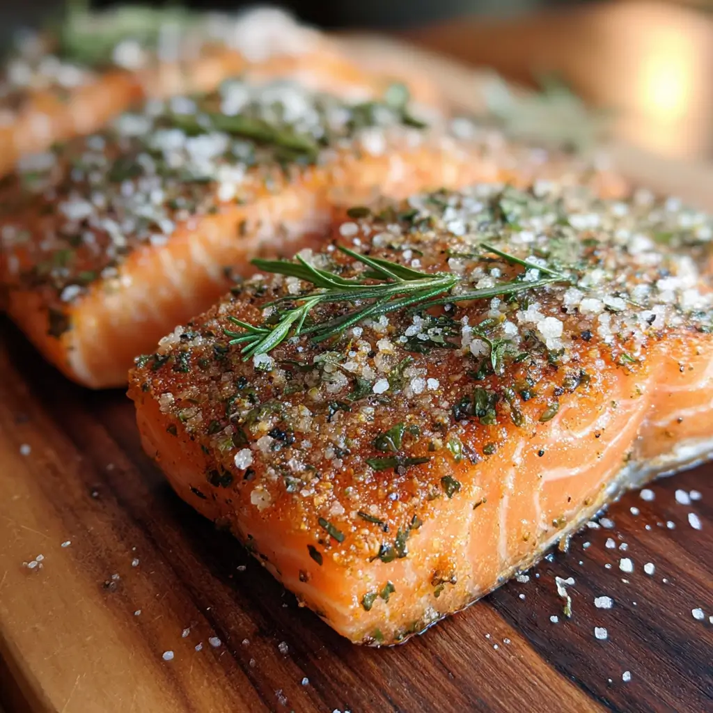 smoked salmon rub recipe with salt and herbs