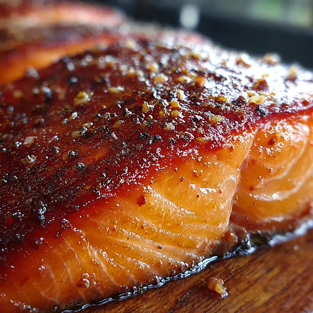 quick smoked salmon recipe at 250 °F with brown sugar glaze