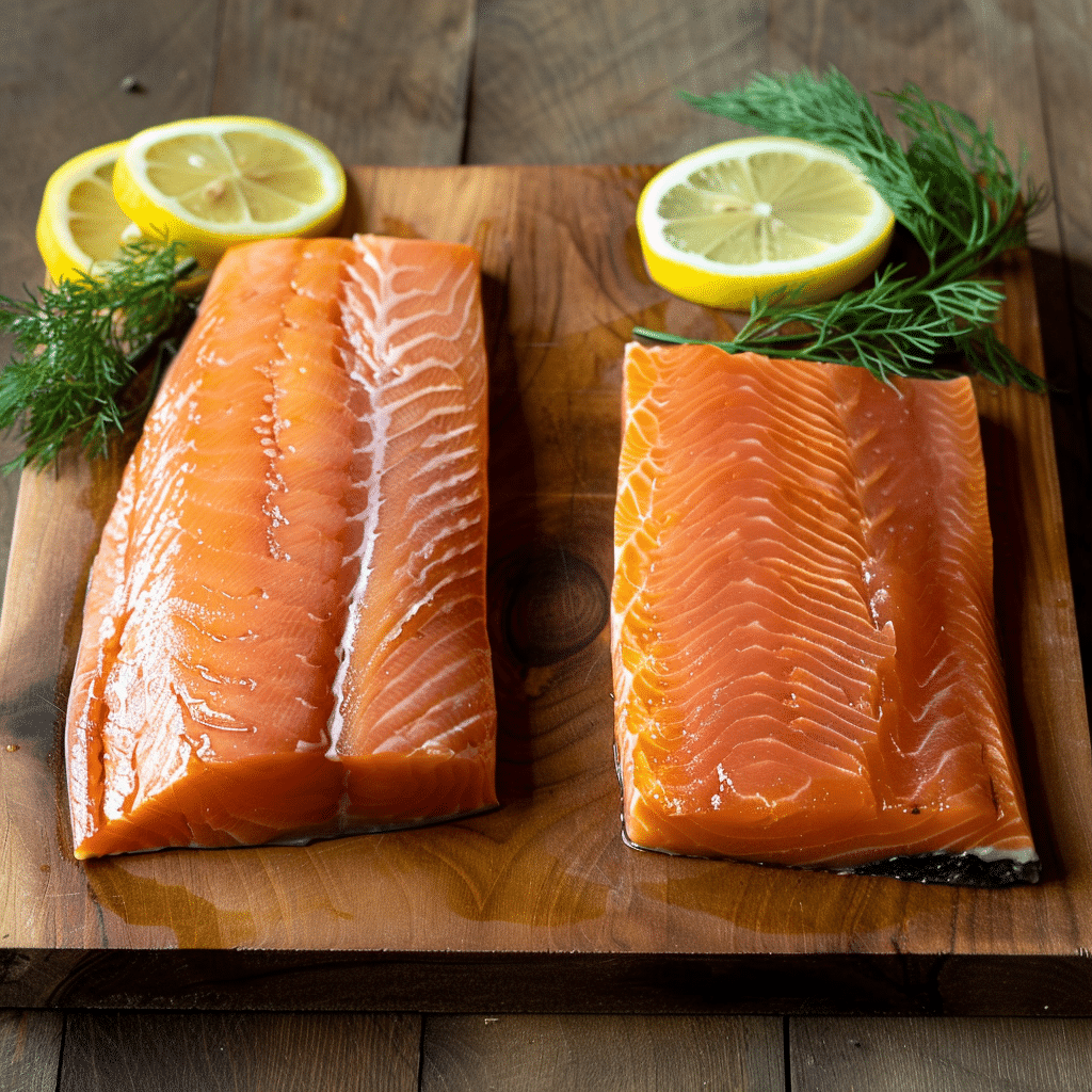 hot vs cold smoked salmon comparison side by side