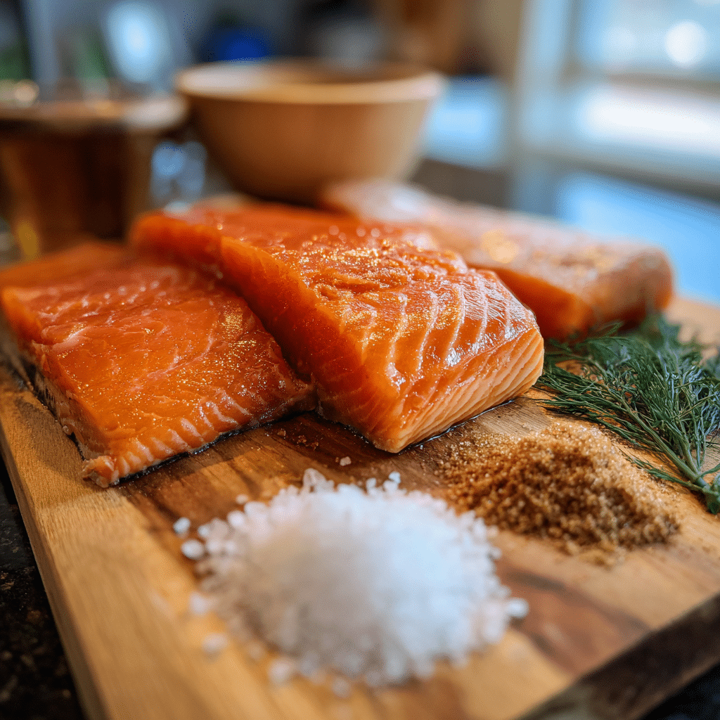 how to smoke salmon at home preparation with seasoning