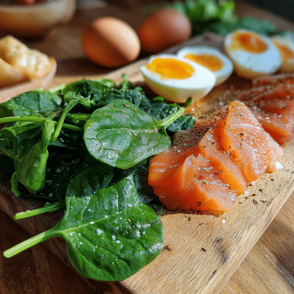 Smoked Salmon Spinach Scrambled Eggs: A Healthy, Flavor-Packed Breakfast 3 ingredients for smoked salmon spinach scrambled eggs