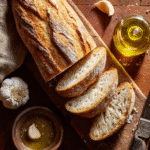 bread for smoked salmon crostini platter